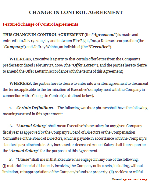 contract change control