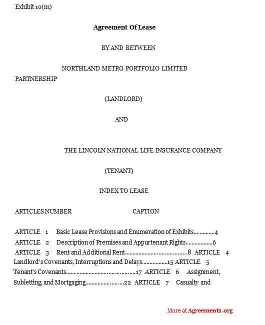 Download Lease Agreement Template